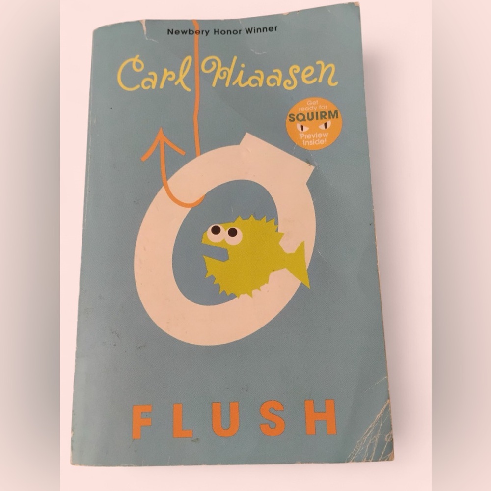 Flush YA Paperback Book by Carl Hisasen